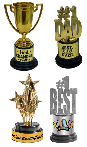 Dad / Grandpa Trophy (designs will vary)