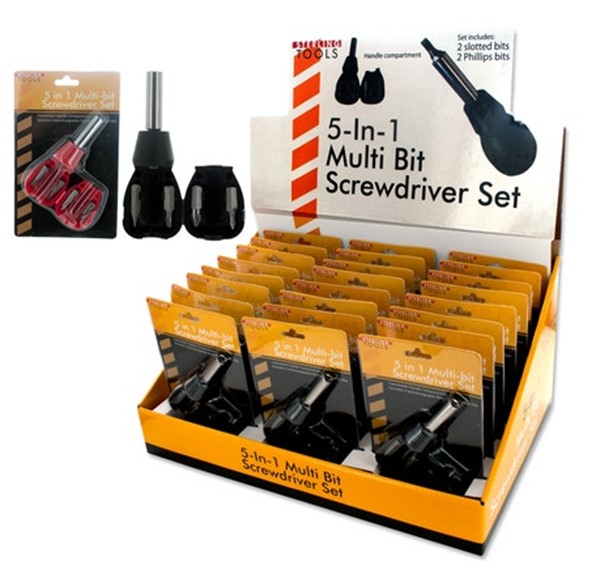 Multi Bit Screwdriver 5 in 1 Set
