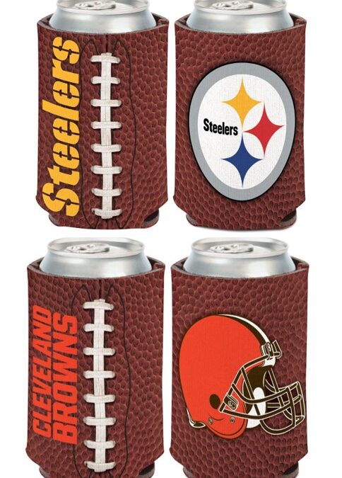Browns / Steelers Can Coolers