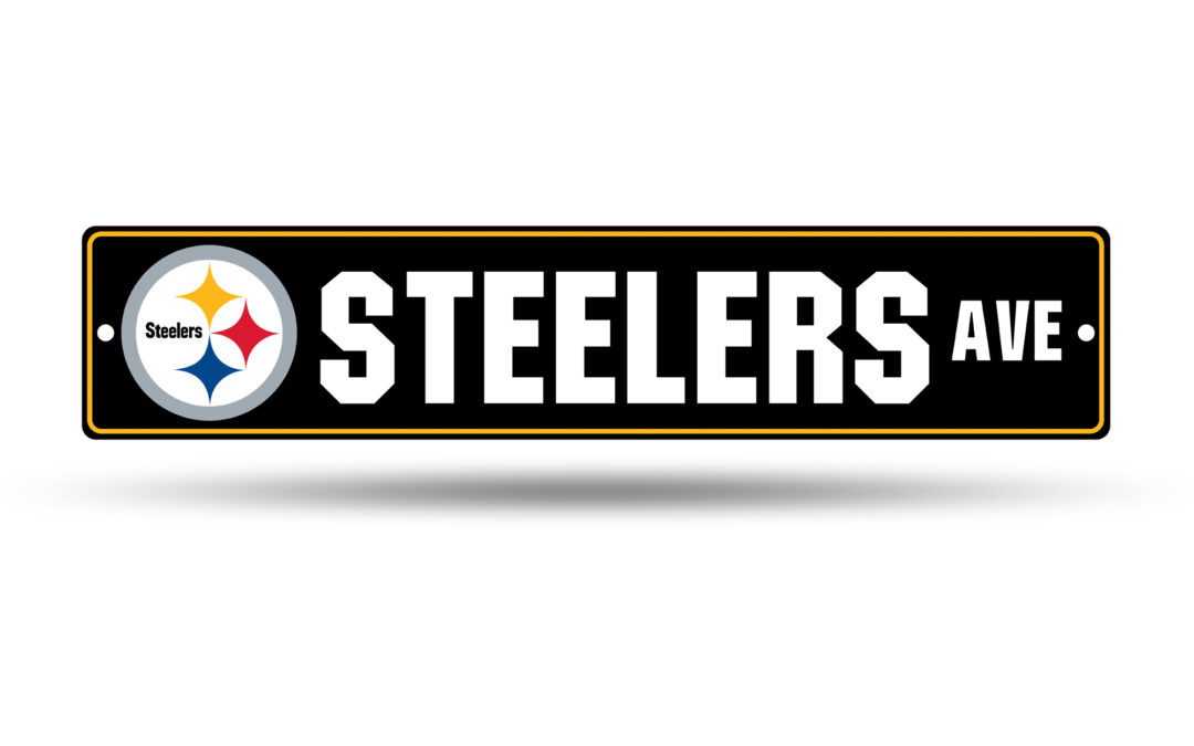 Pittsburgh Steelers Street Sign