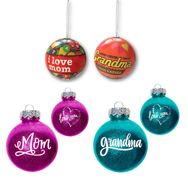 Mom Grandma Ornaments