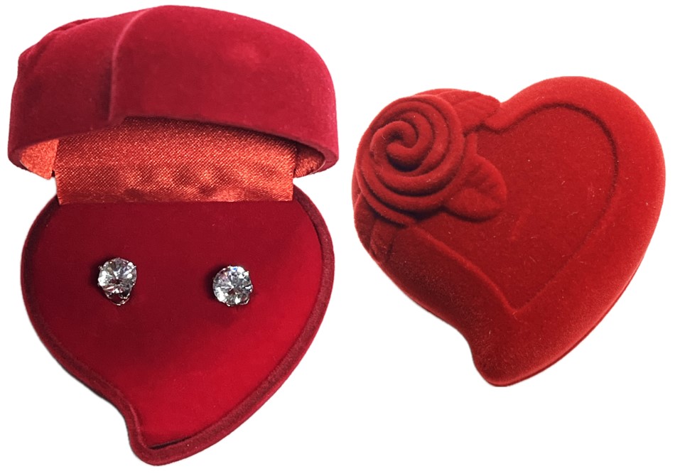 CZ Earrings in Gift Box