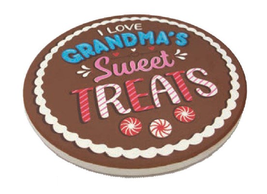 Grandma Ceramic Trivet / Spoon Rest