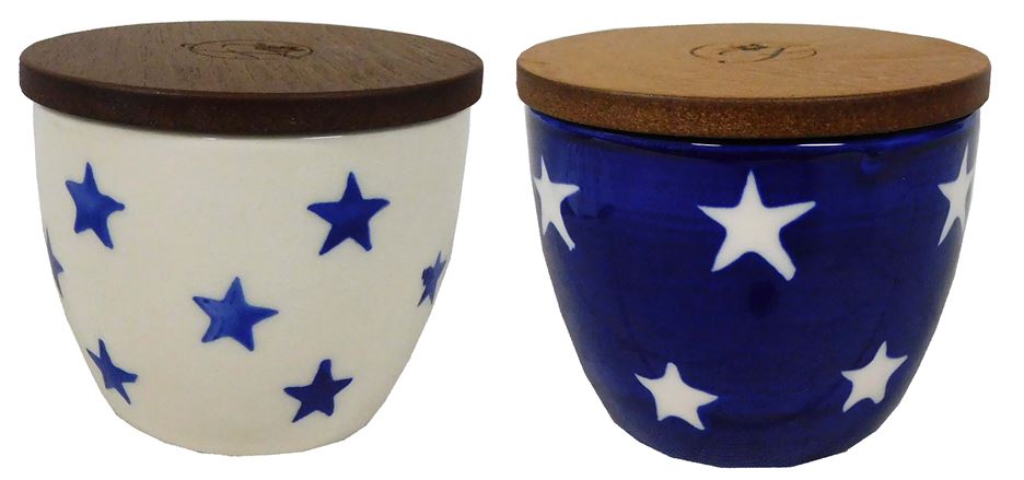 Ceramic Star Pattern Scented Candles