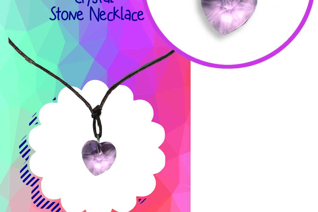 Crystal Stone Cord Necklace