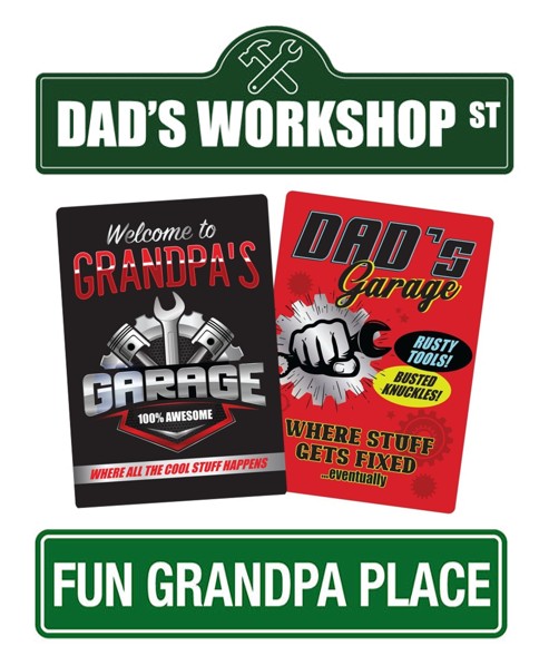 Assorted Dad / Grandpa Signs