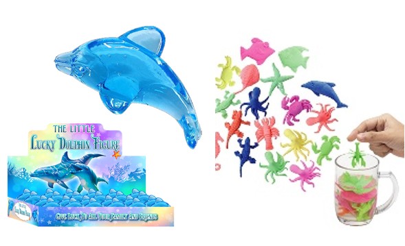 Dolphin Figurine or Growing Sea Creatures