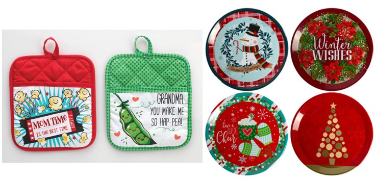 Assorted Pot Holders or Holiday Trays