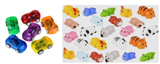 Mini Pull Back Car or Mochi Squish Figures