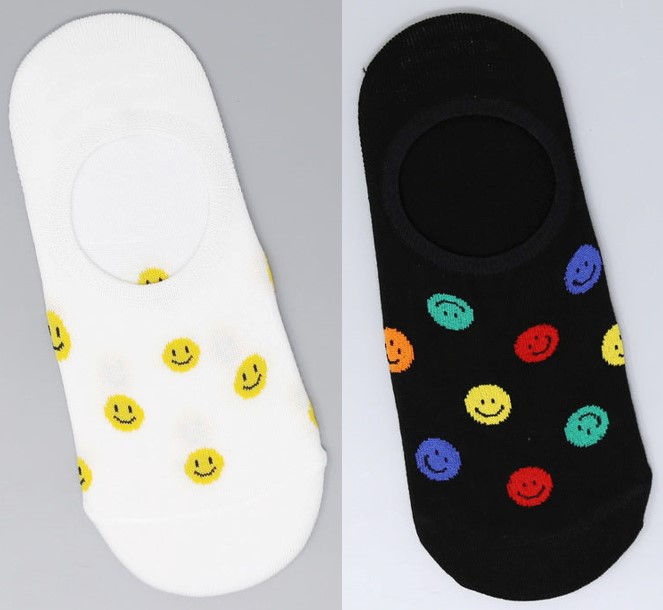 Fun Print Smile Face Socks