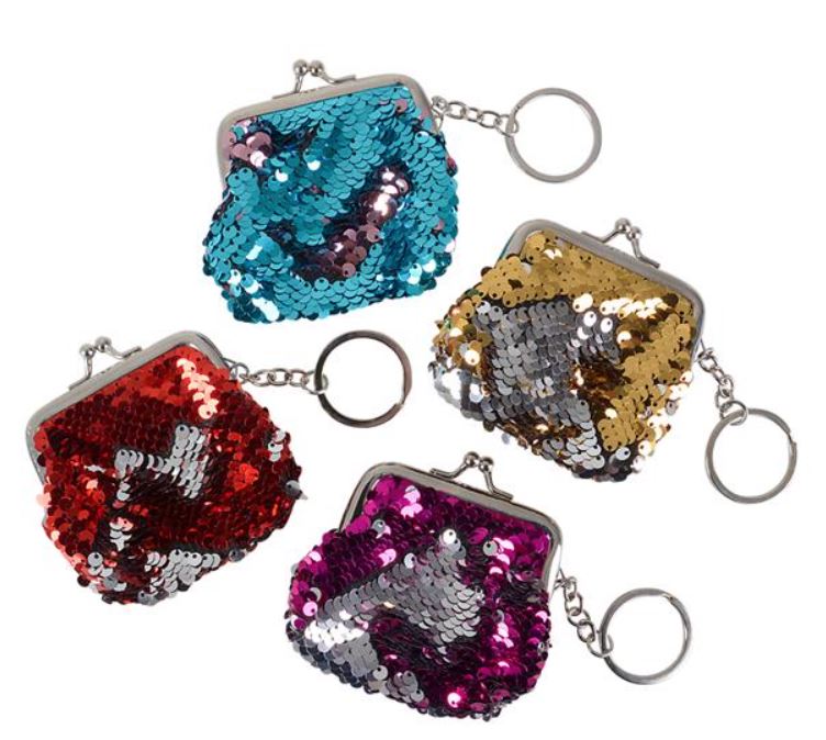 Assorted Sequin Coin Purses