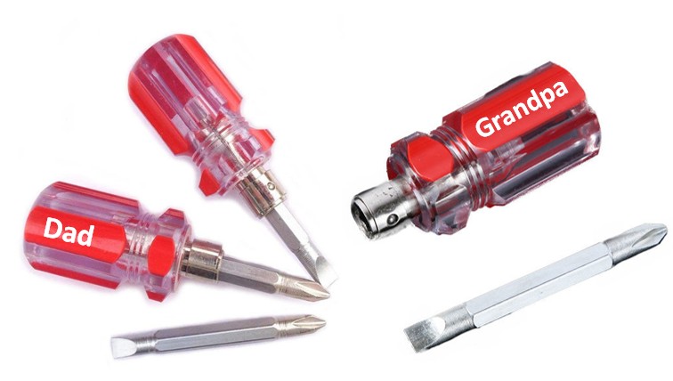 Dad / Grandpa Reversible Screwdriver