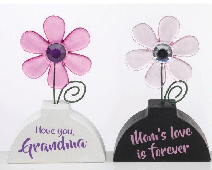 Mom / Grandma Flower Figurine