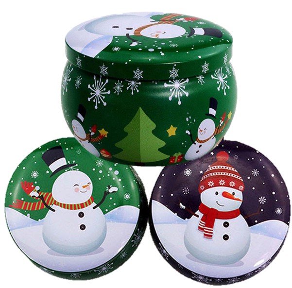 Scented Candle in Holiday Tin