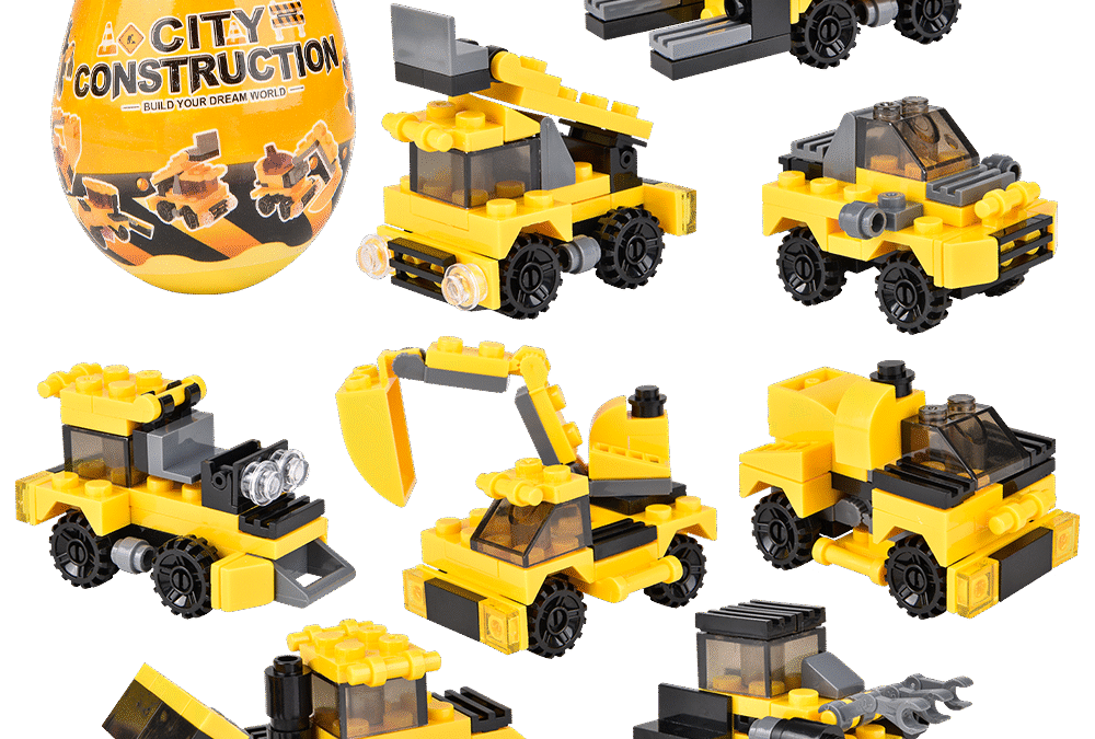 Construction Vehicle Building Block Set