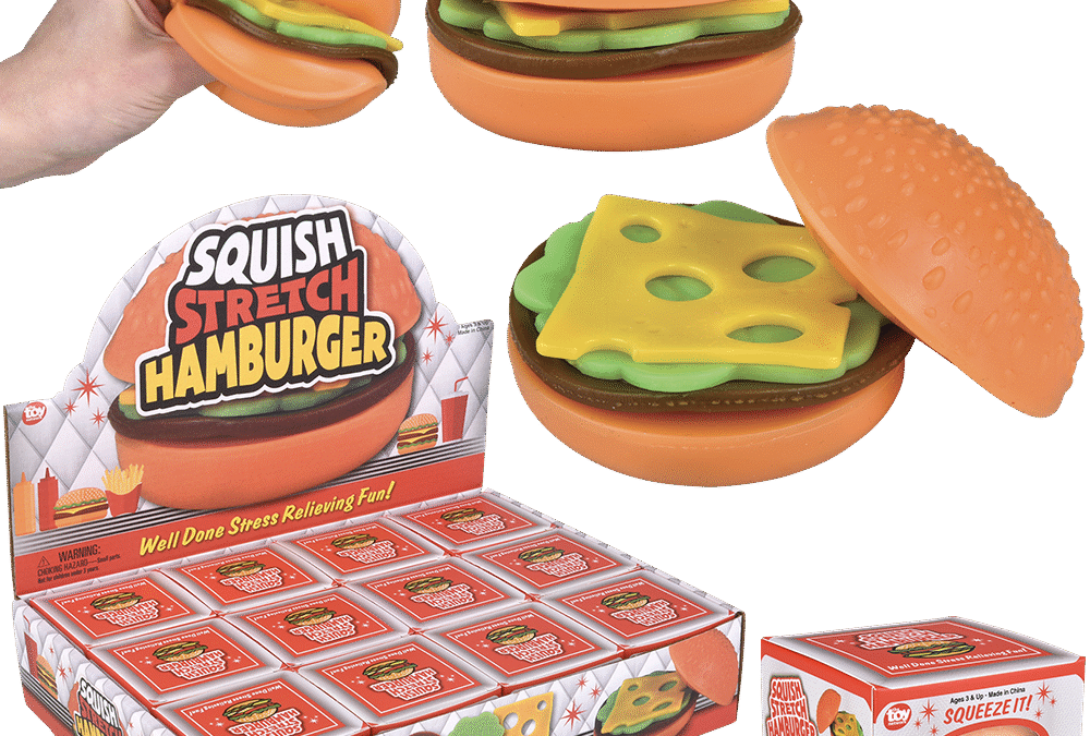 Squish And Stretch Hamburger