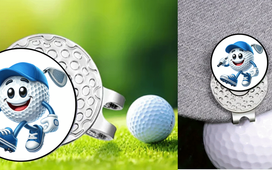 Golf Ball Marker with Hat Clip