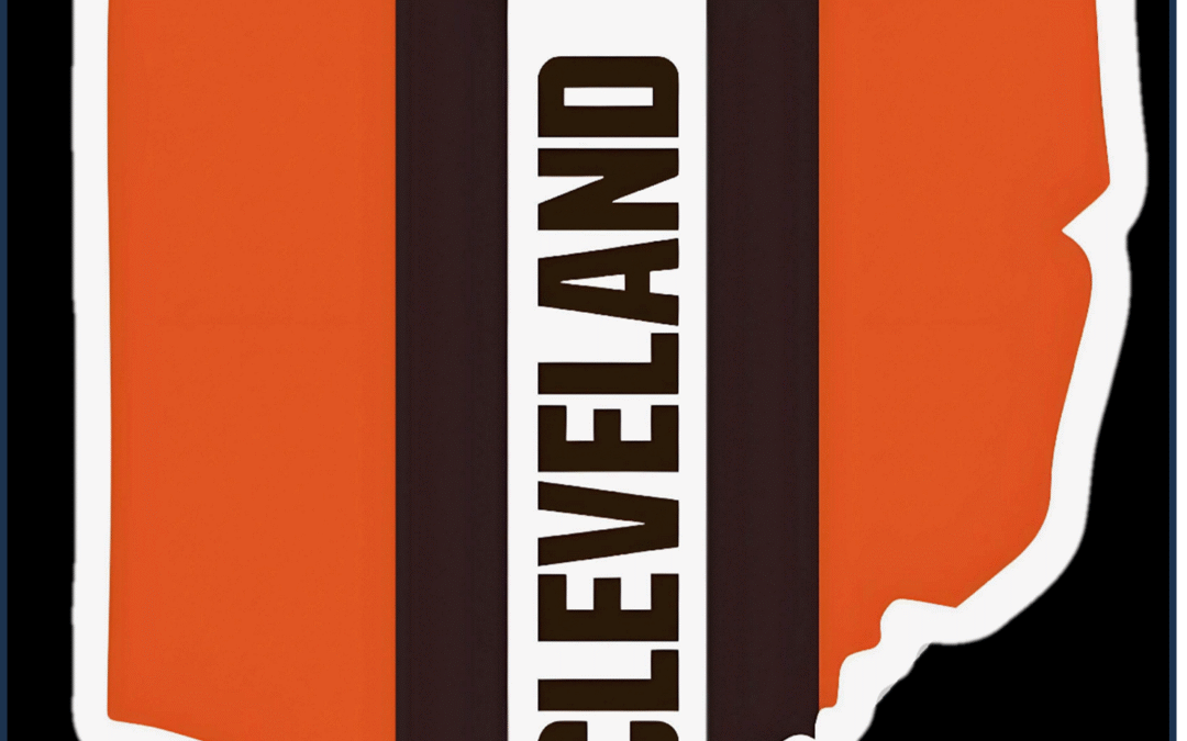 Ohio Shaped Cleveland Magnet