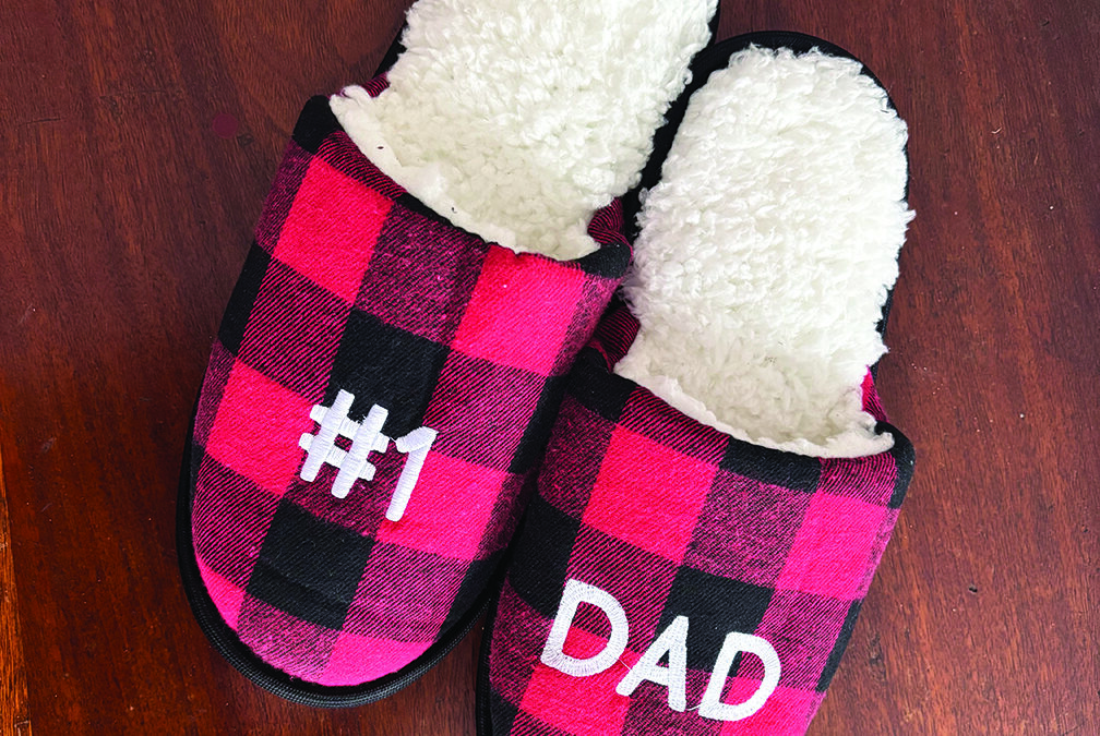Dad Fleece Lined Slippers