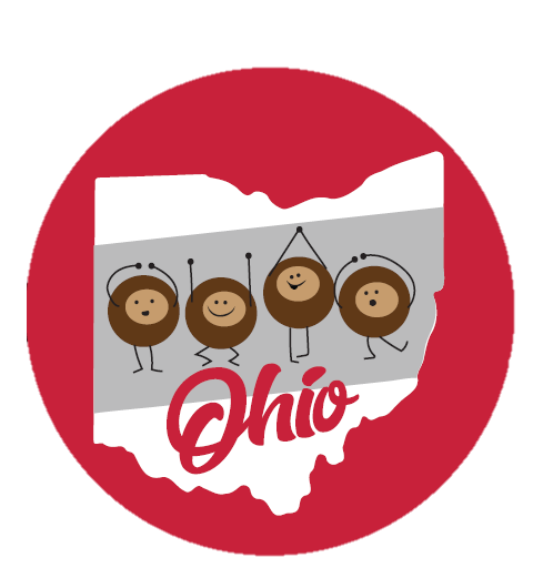 O-H-I-O Neoprene Coaster