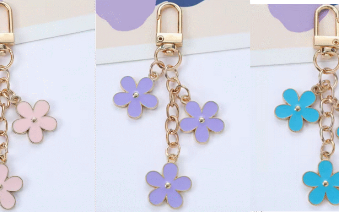 Flower Purse Charms