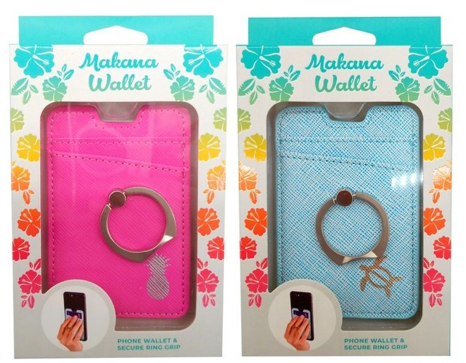 Mobile Phone Wallet w/ Ring Grip