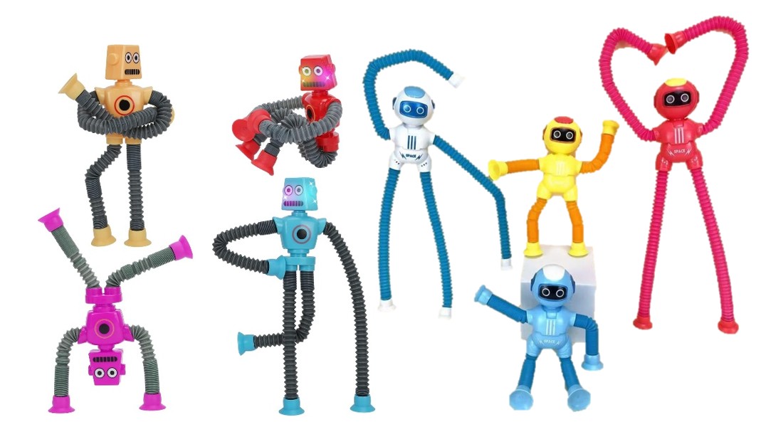 Light Up Pop Tube Figurines