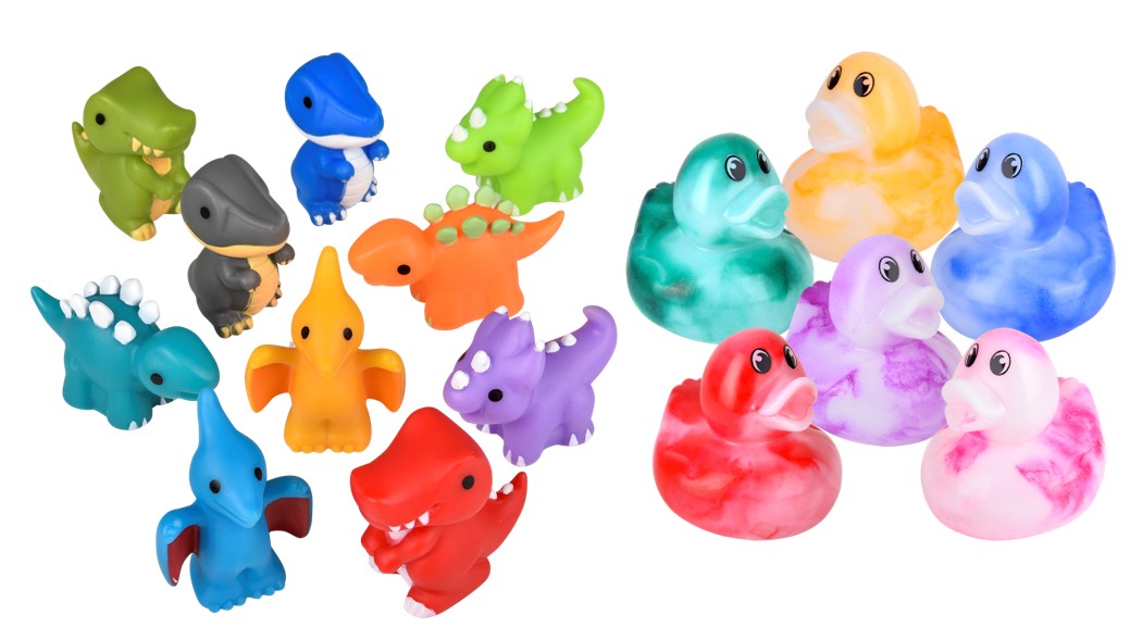 Rubber Duck or Dinosaur Assortment